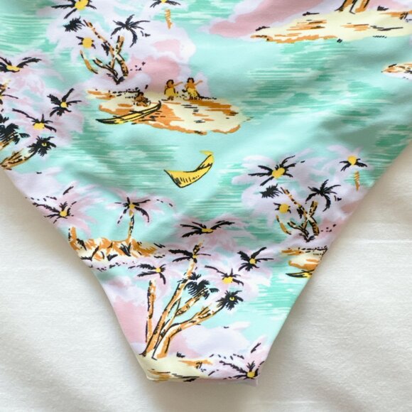 Skinny Dip Hawaii Full Bottoms large NWT women' swimsuit bikini bottoms - Picture 7 of 14